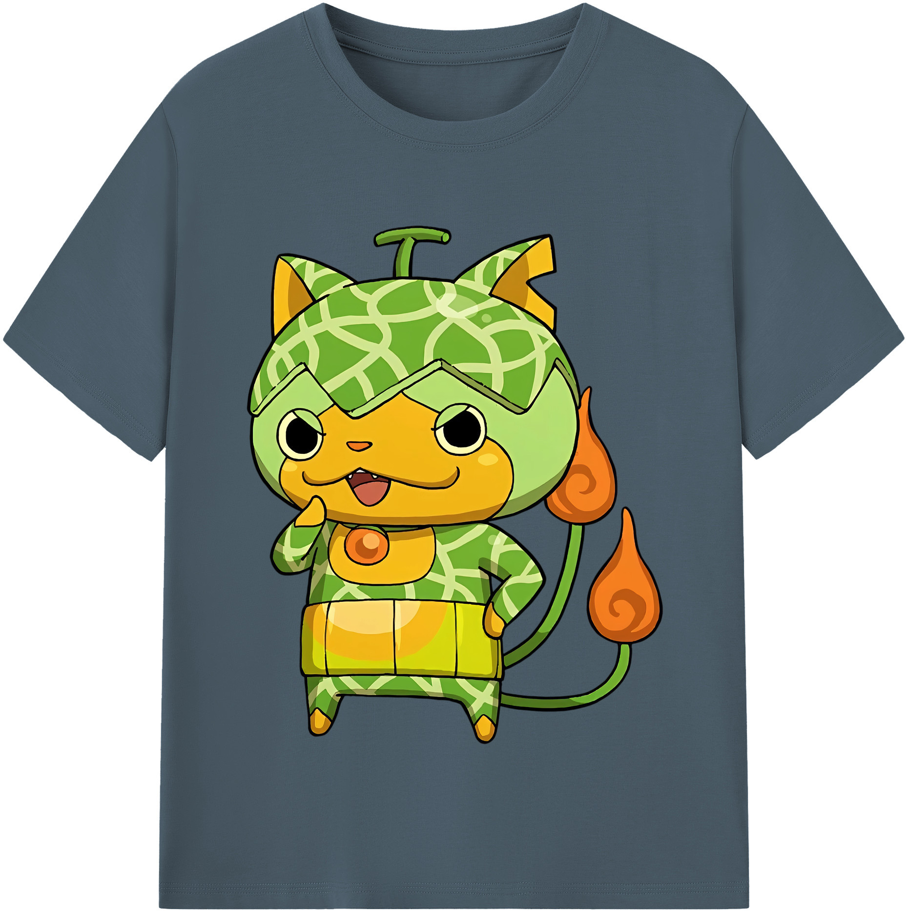 （画像用） 妖怪ウォッチ Yo-kai Watch 綿100％半袖Tシャツ（フロントプリント）